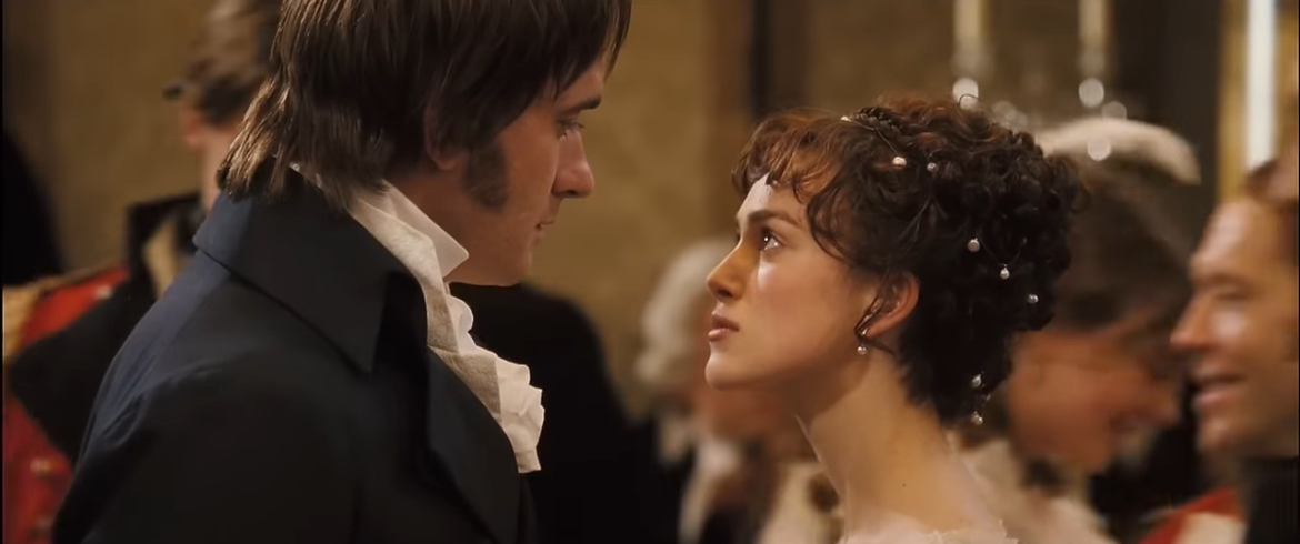 Pride and Prejudice movie scene