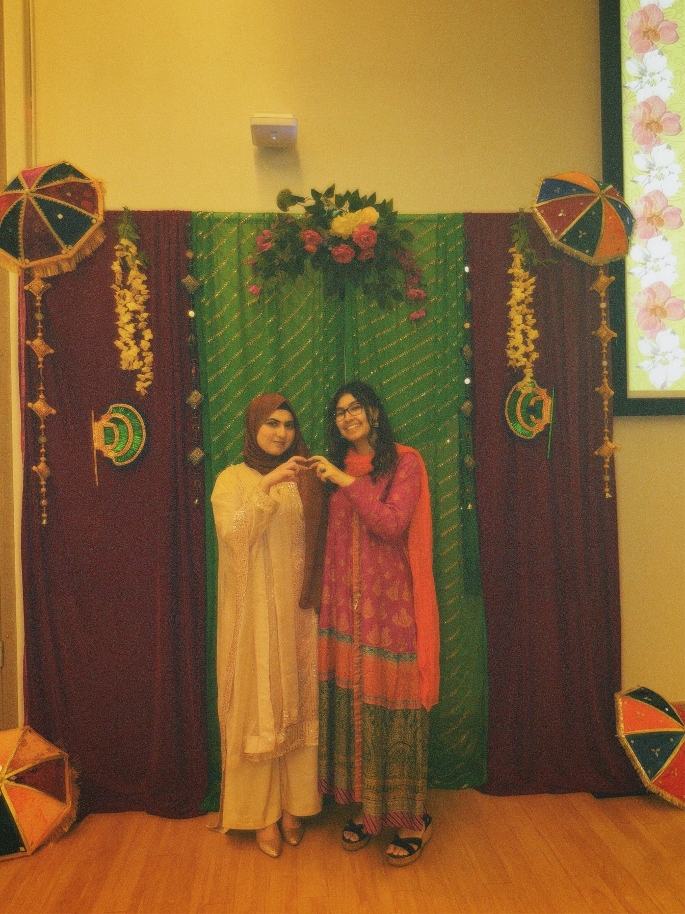 Picture of me and my friend, to demonstrate how it\'s important to have a support system around you during Ramadan.