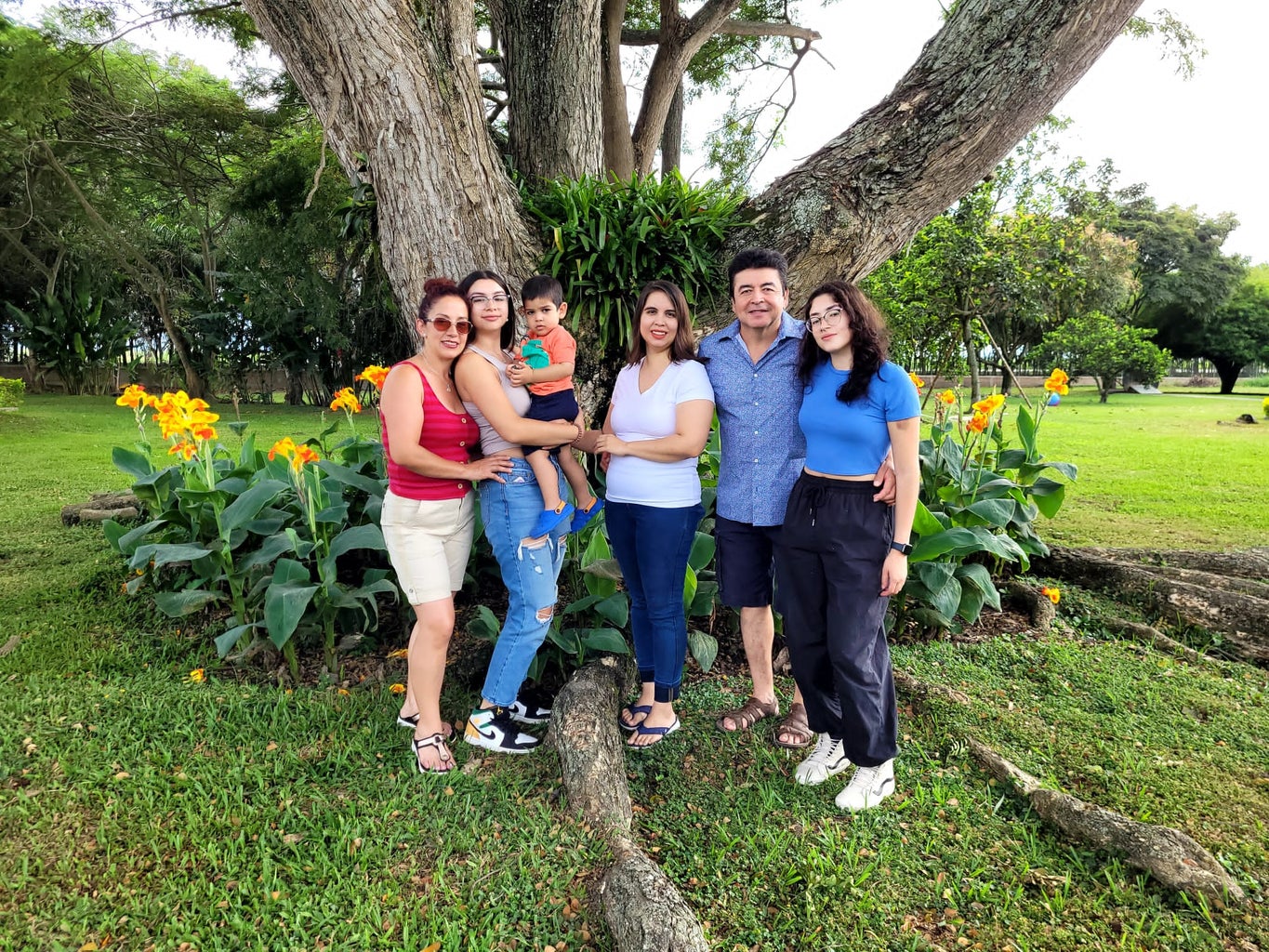 cynthia jimenez (the author) and family in colombia