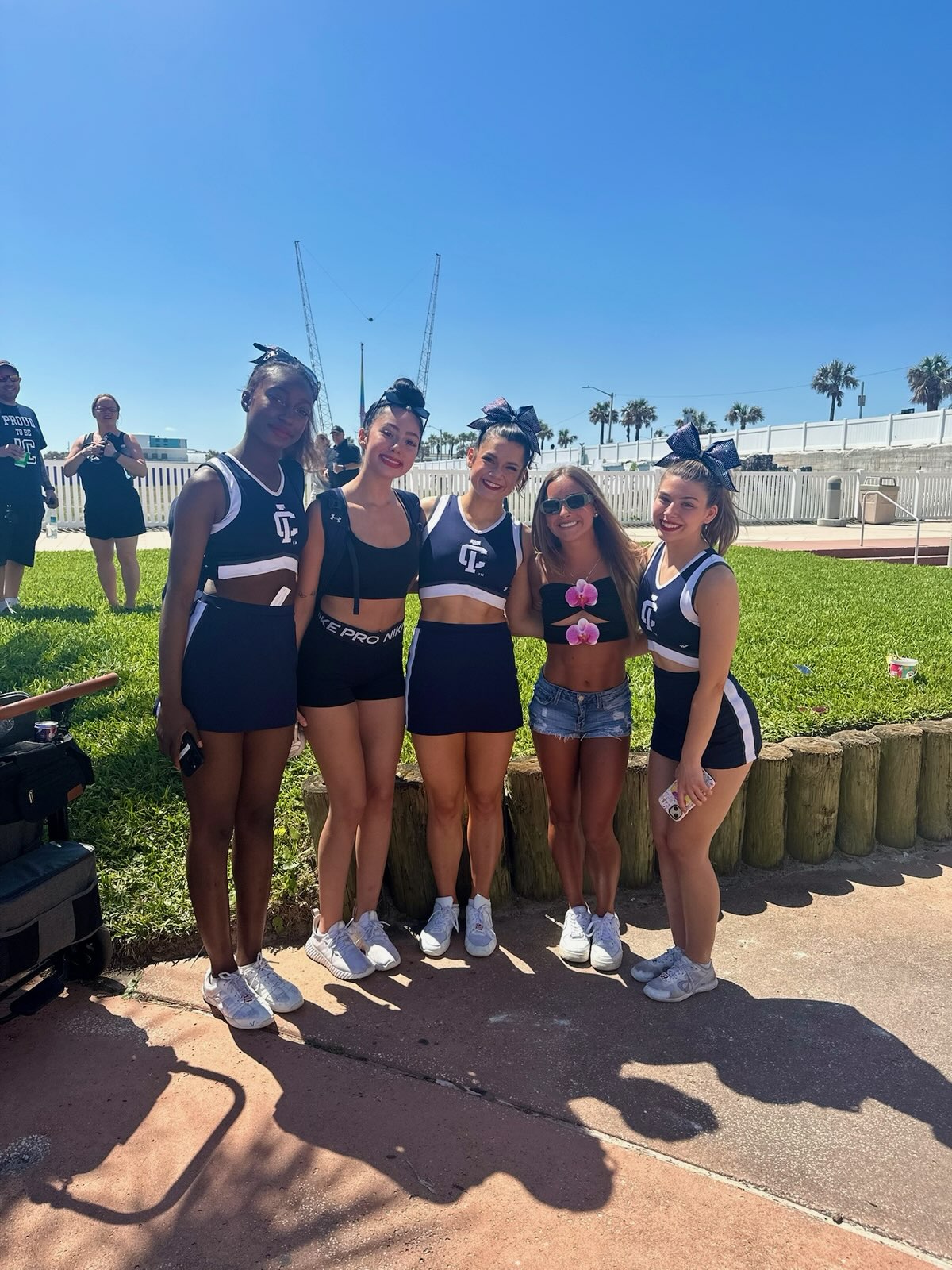 Members of IC Cheer with \