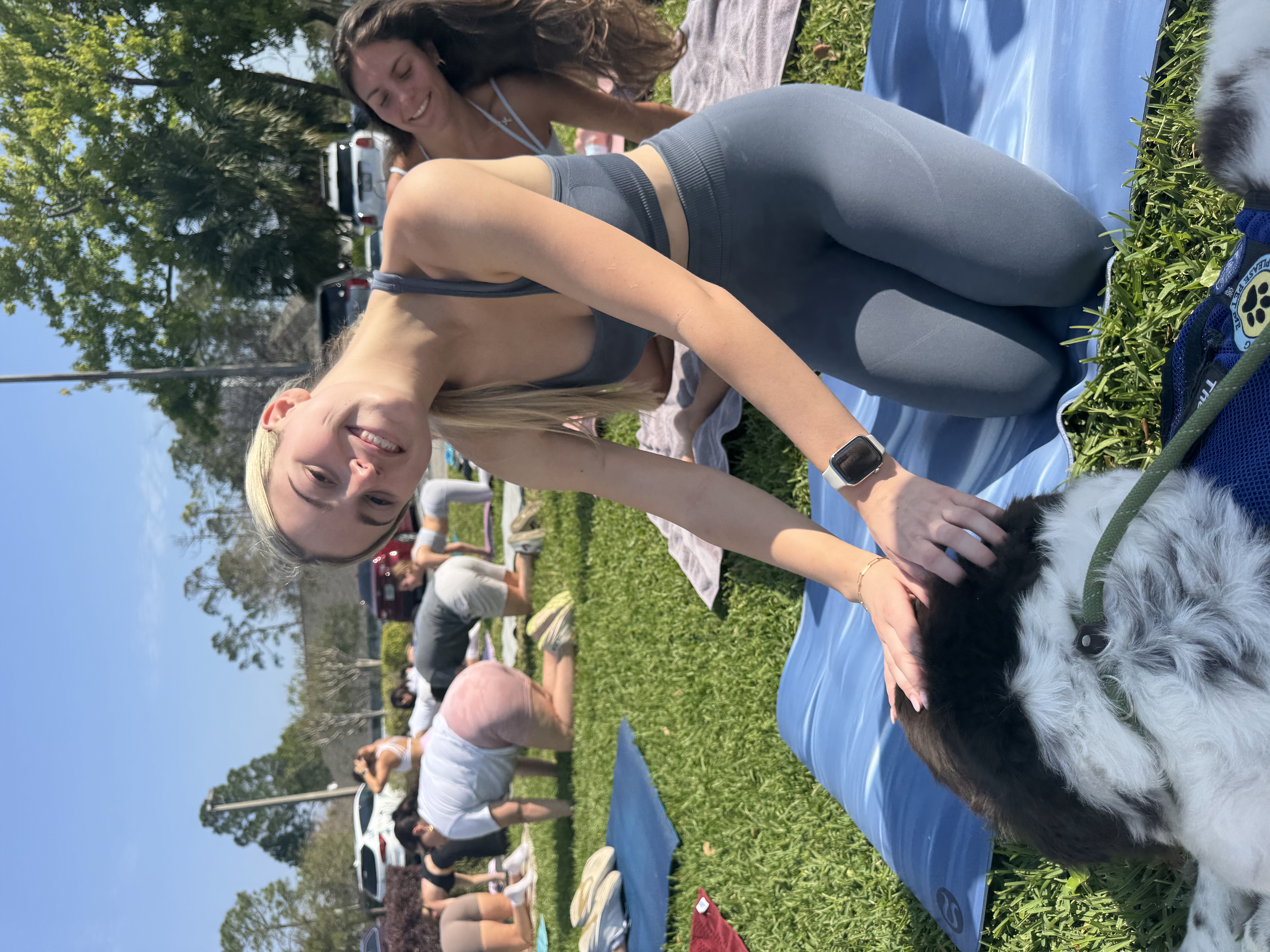 President Baldwin w Dog