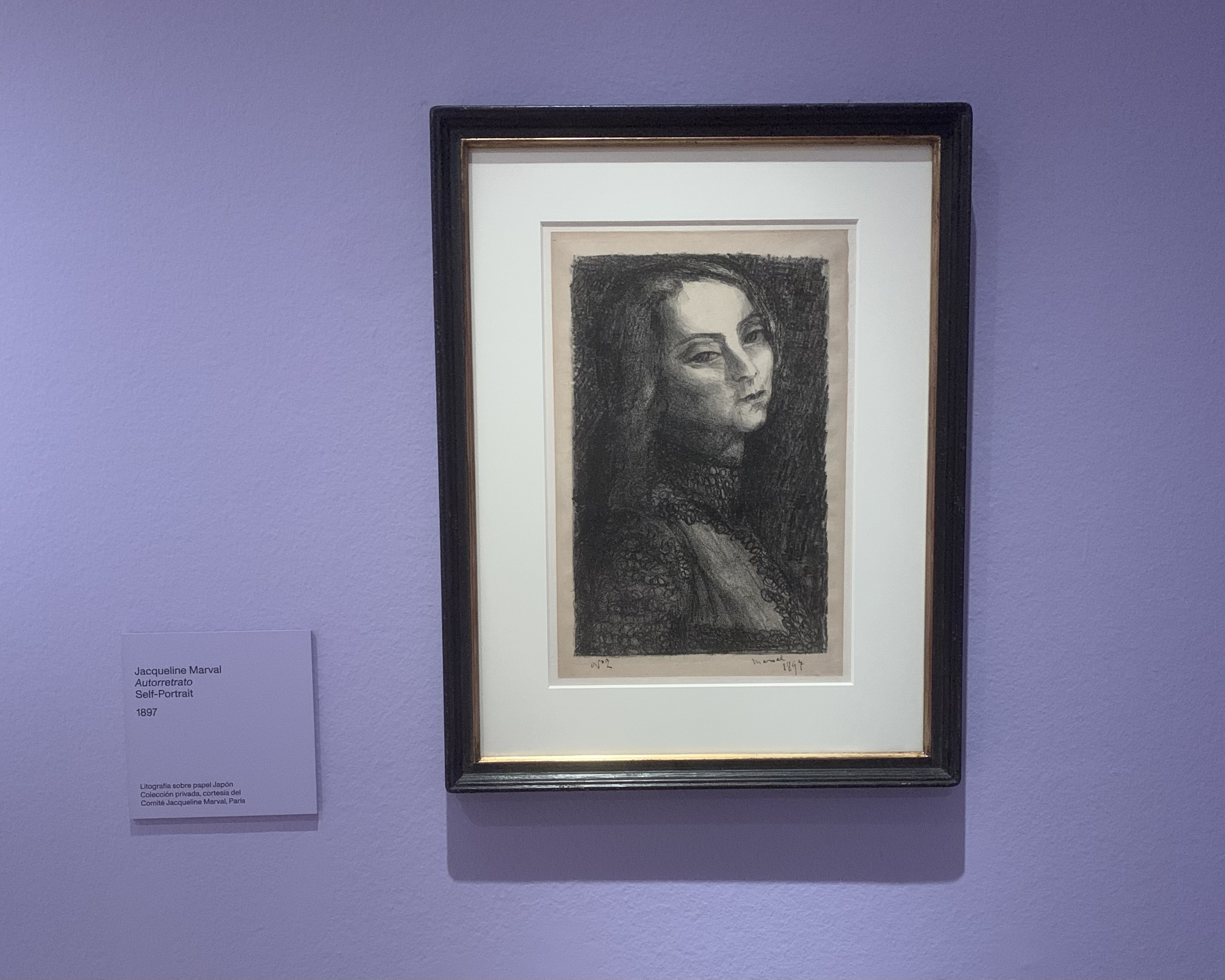 Self-Portrait by Jacqueline Marval (Maestras Exhibition)