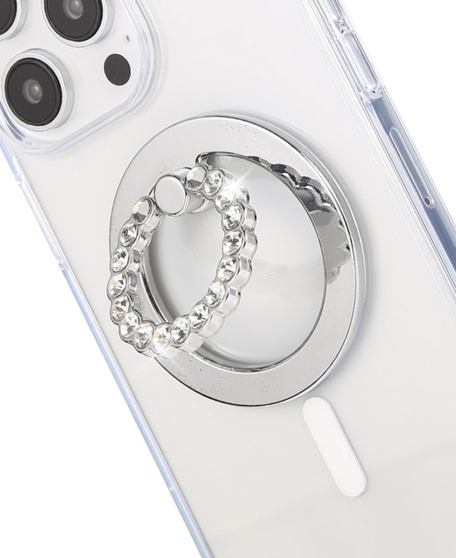 LuxyLemon Silver Diamond MagSafe Ring Holder