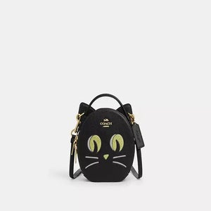 coach canteen crossbody with halloween cat