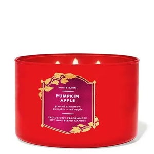 pumpkin apple fall candle