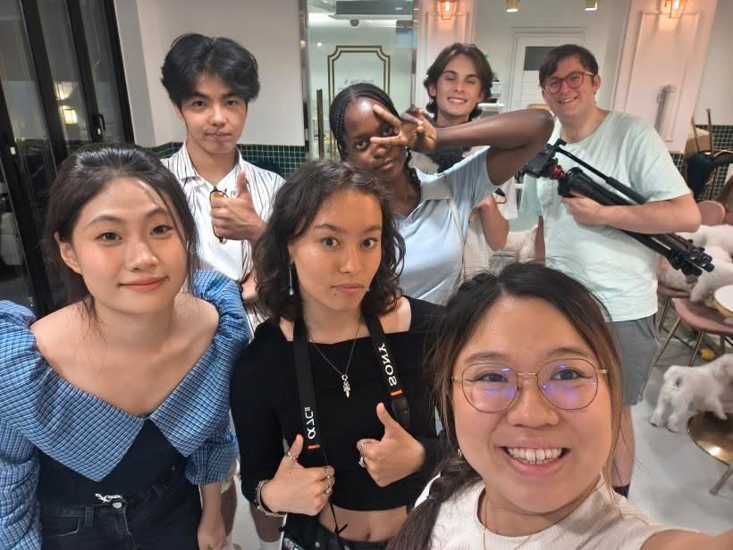 Me with my documentary team