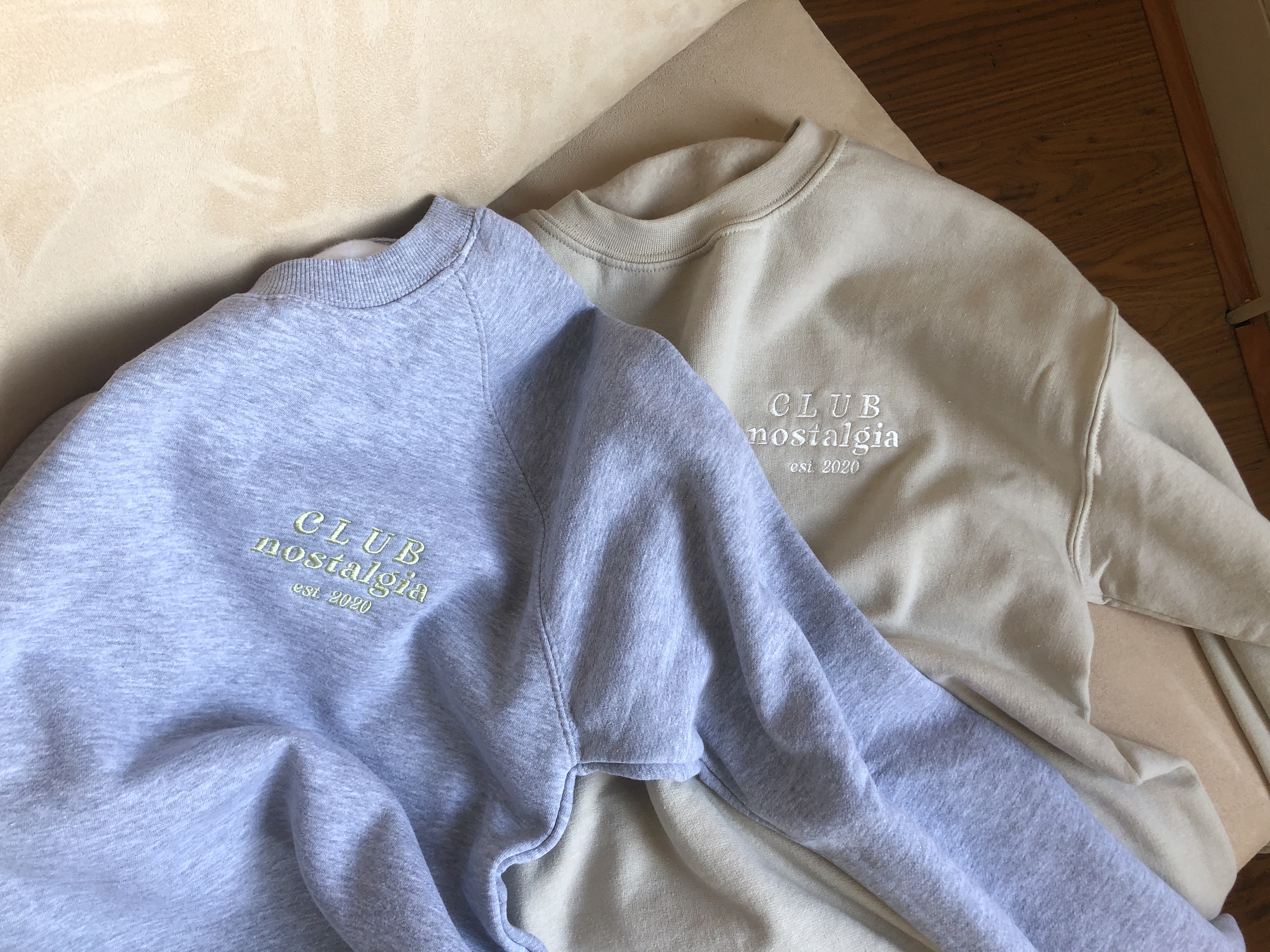 club nostalgia sweatshirtsjpg by the Neptune Collective