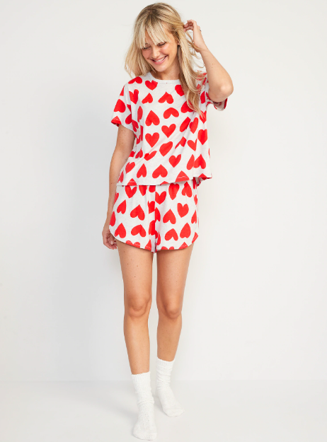 Sunday Sleep Pajama Set Old Navy Valentines