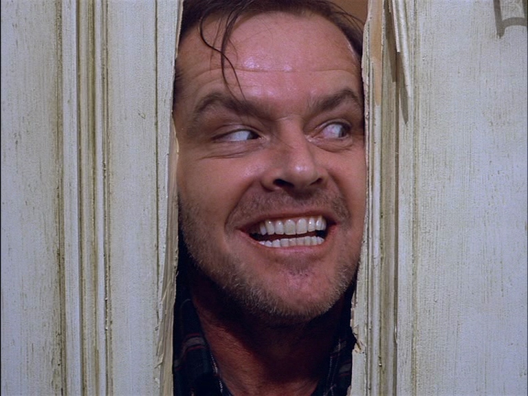 Screen grab from the movie \"The Shining\"