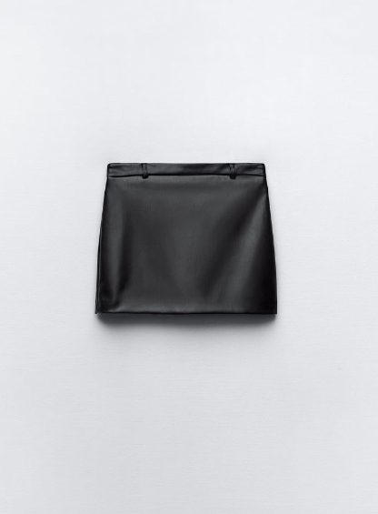 leather skirt