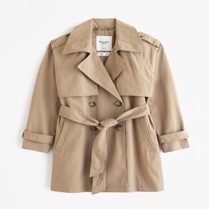 abercrombie &fitch mid trench coat