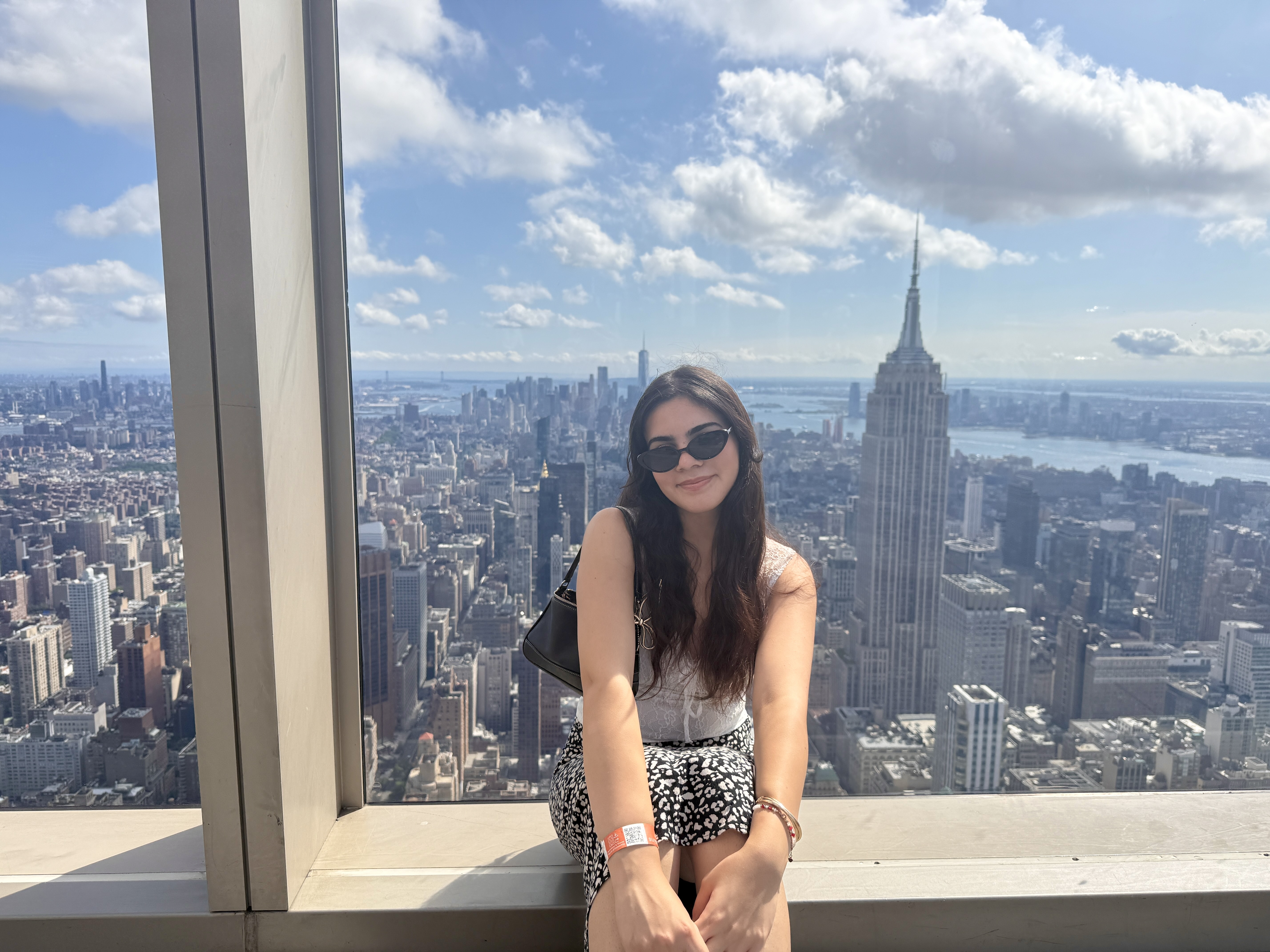 Starbucks coworker posed for interview picture