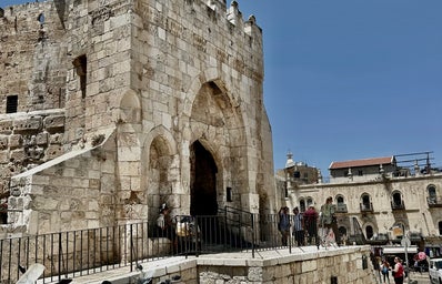 A photo of a building in jerusalem