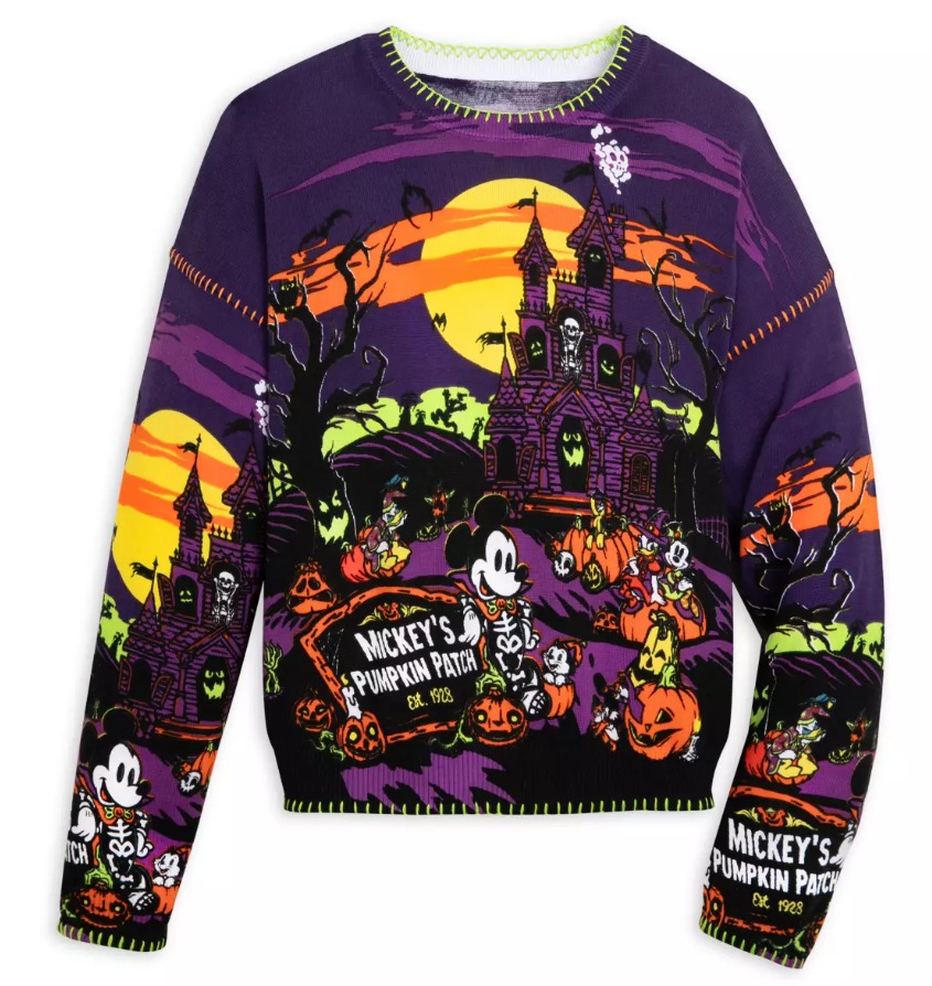 halloween 2024 disney sweater