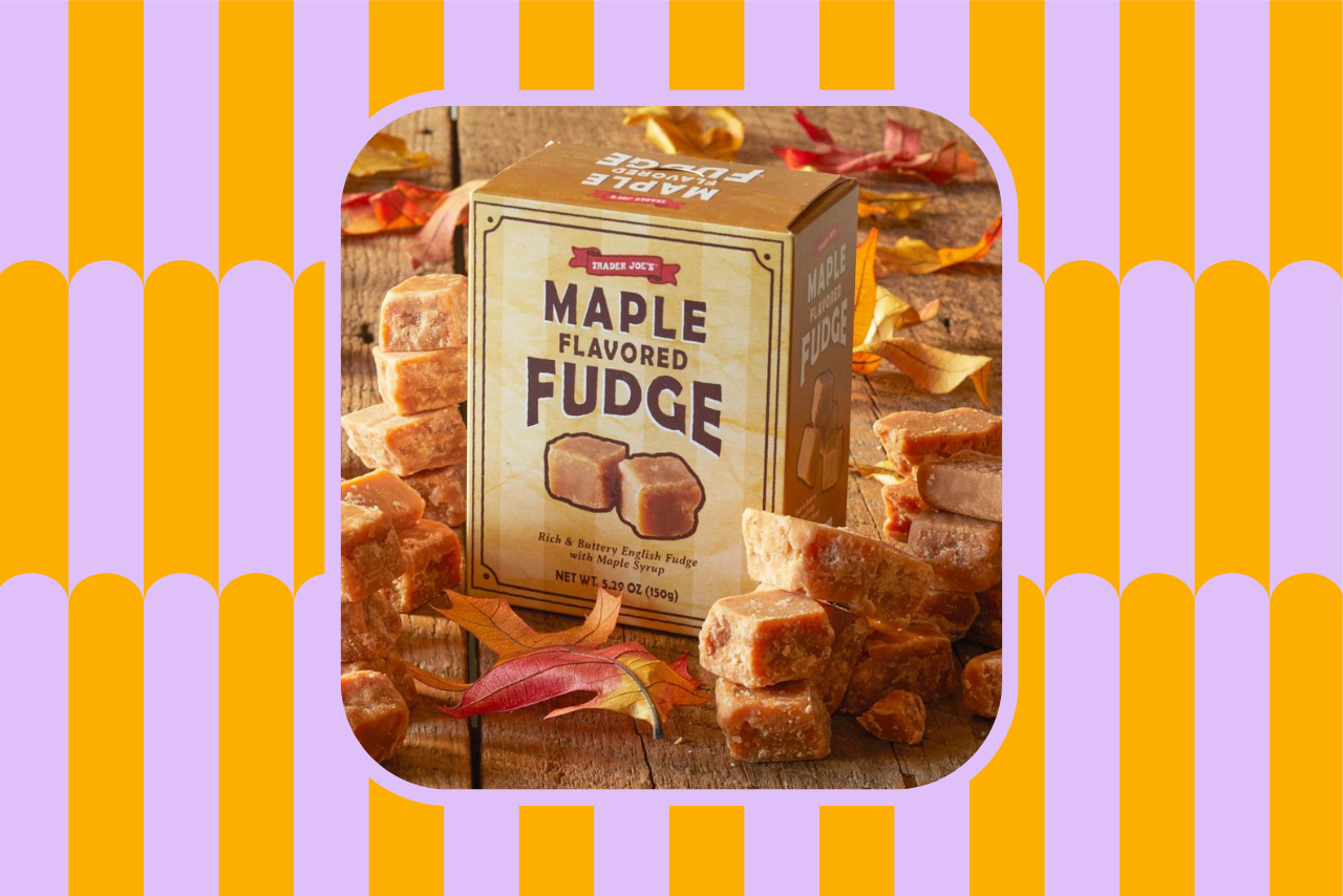 trader joe\'s maple flavored fudge