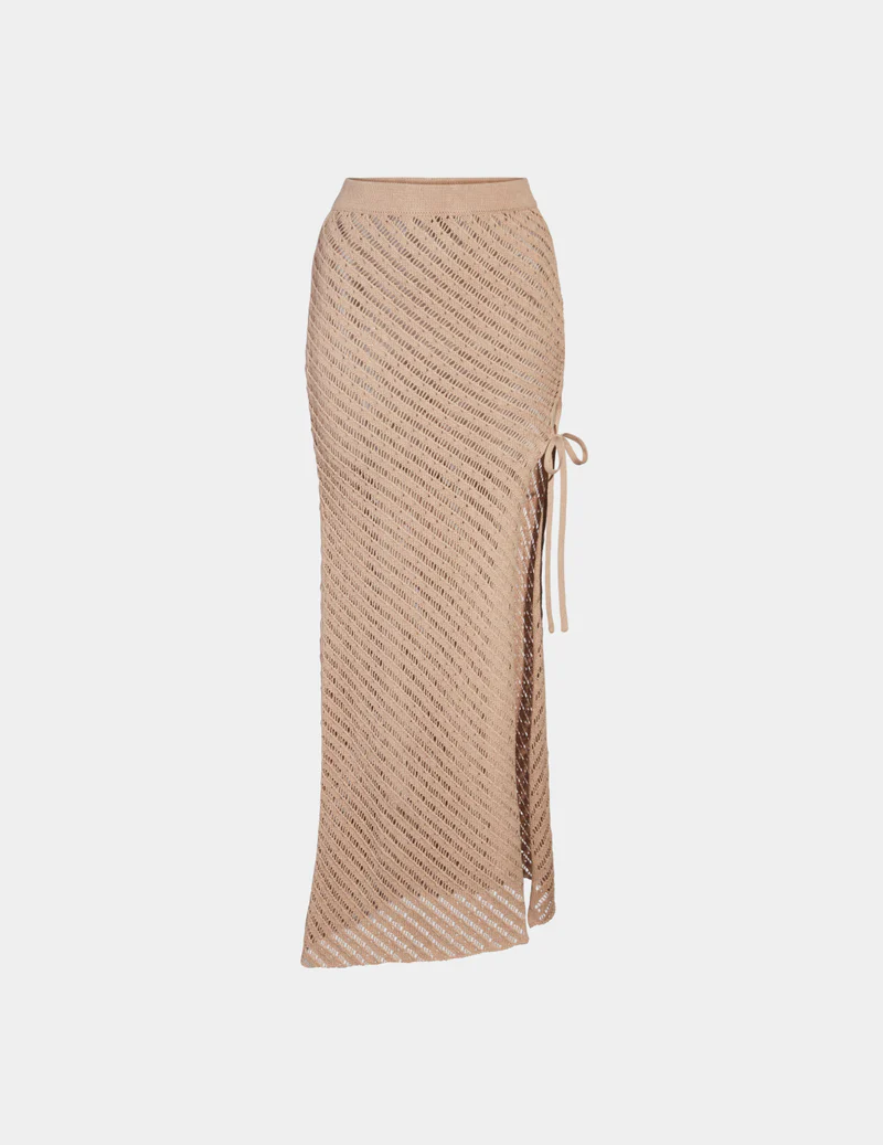 Knix Crochet-Knit Beach Skirt