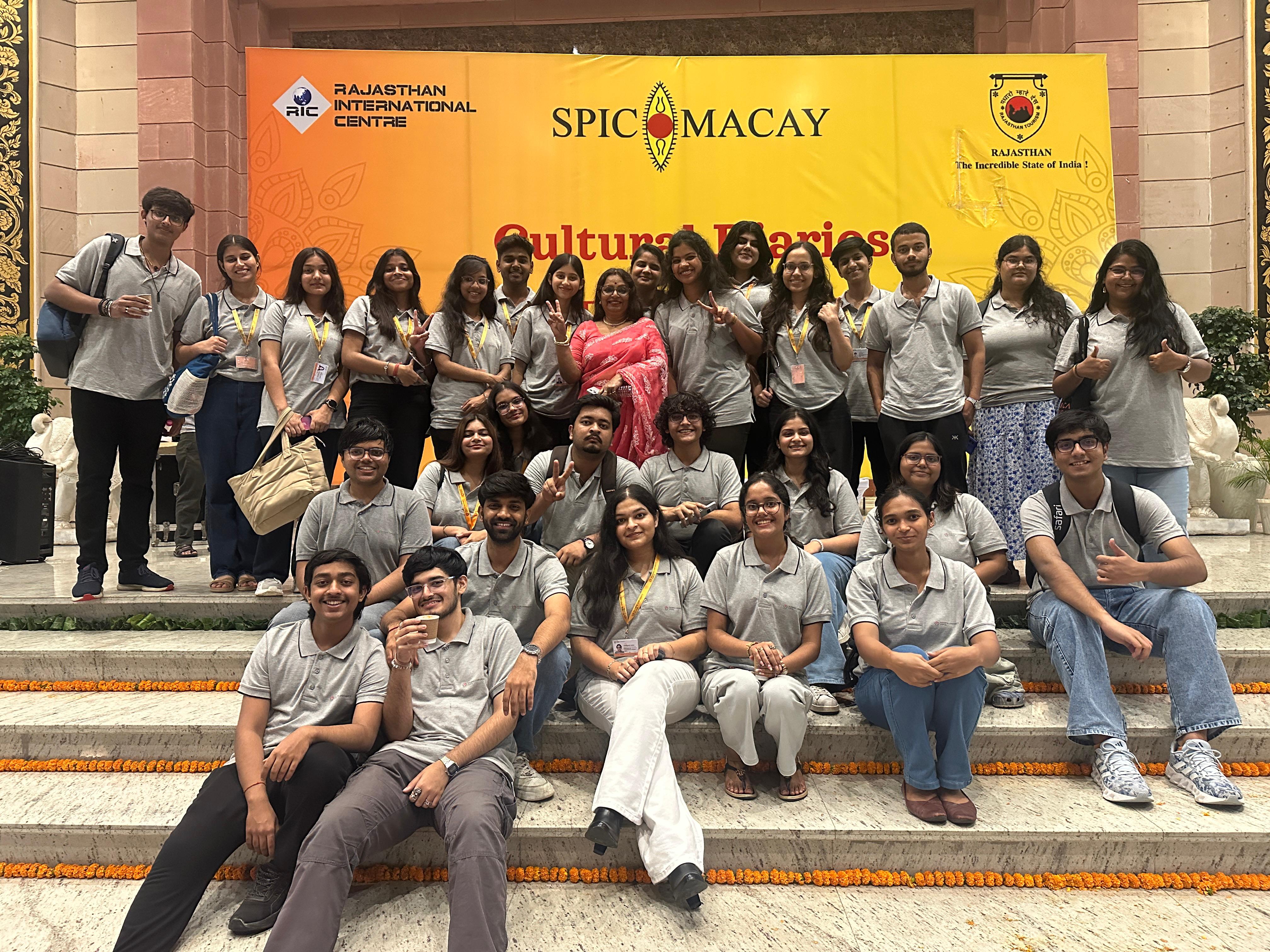 Group photo from after a classical music concert.