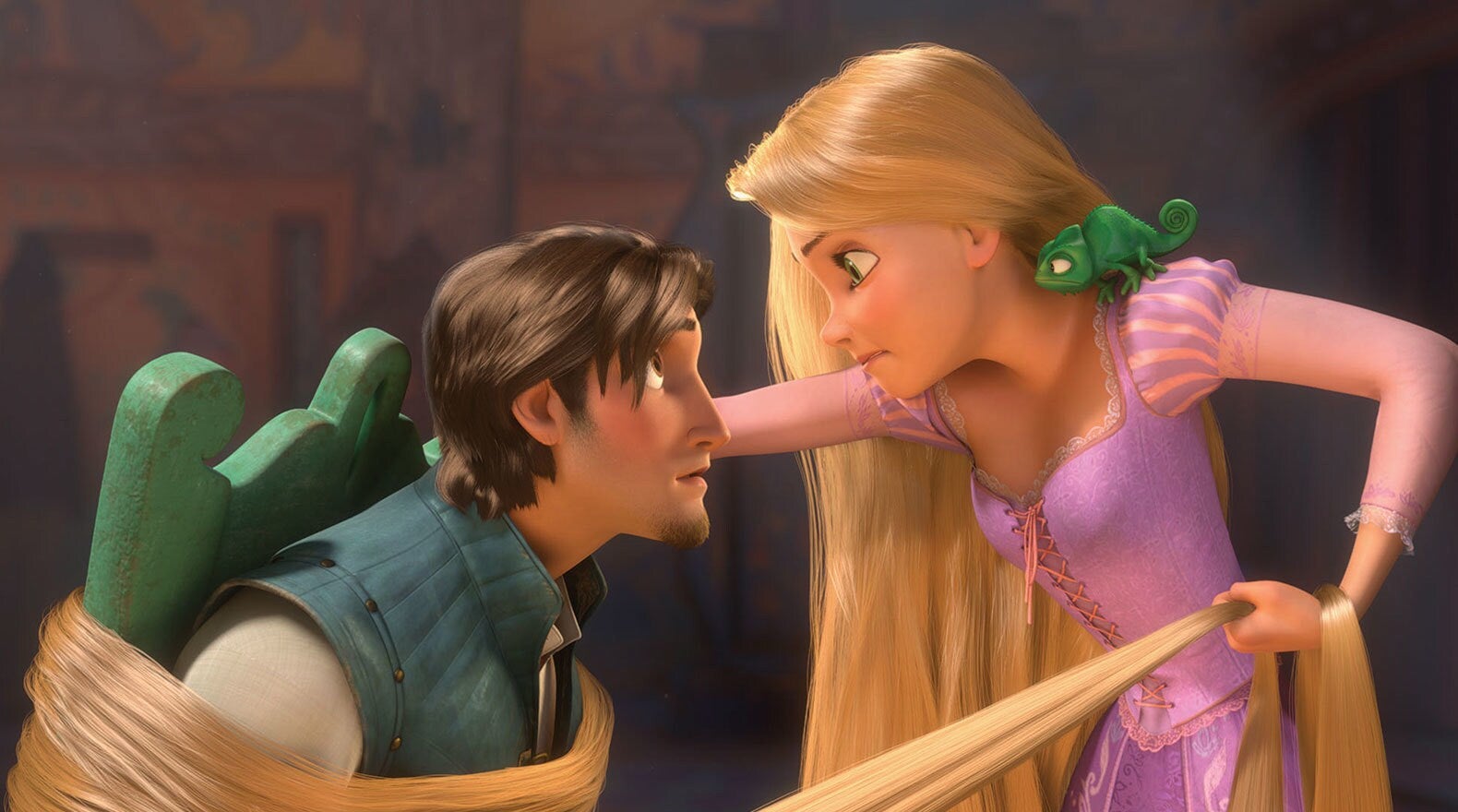Tangled Rapunzel and Flynn Rider