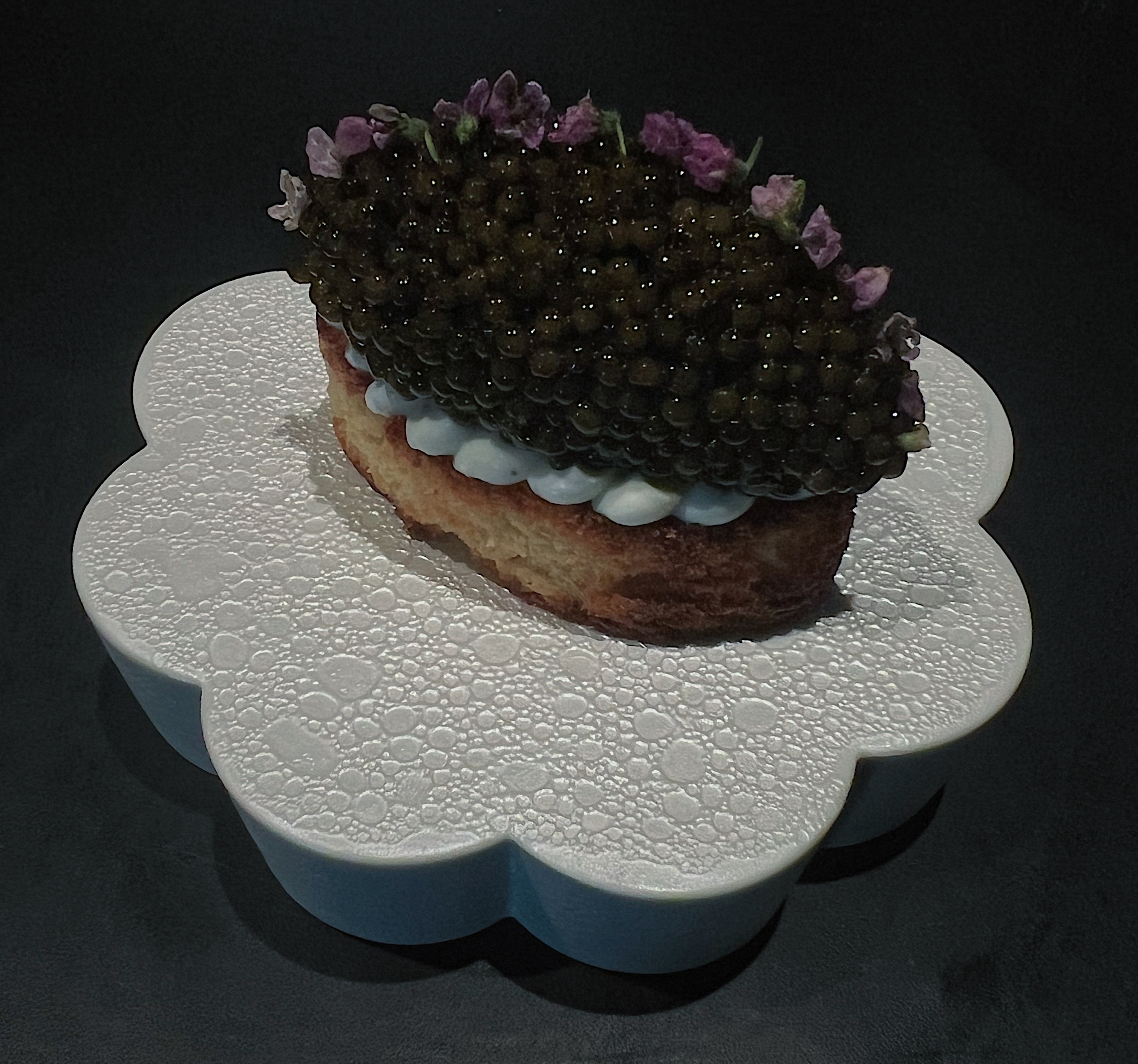 Caviar bite from Restaurant Yuu