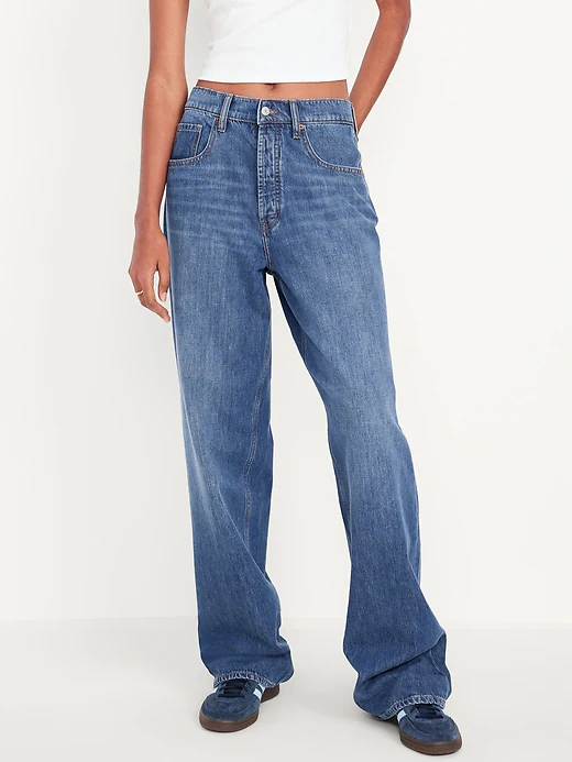 old navy slouchy jeans