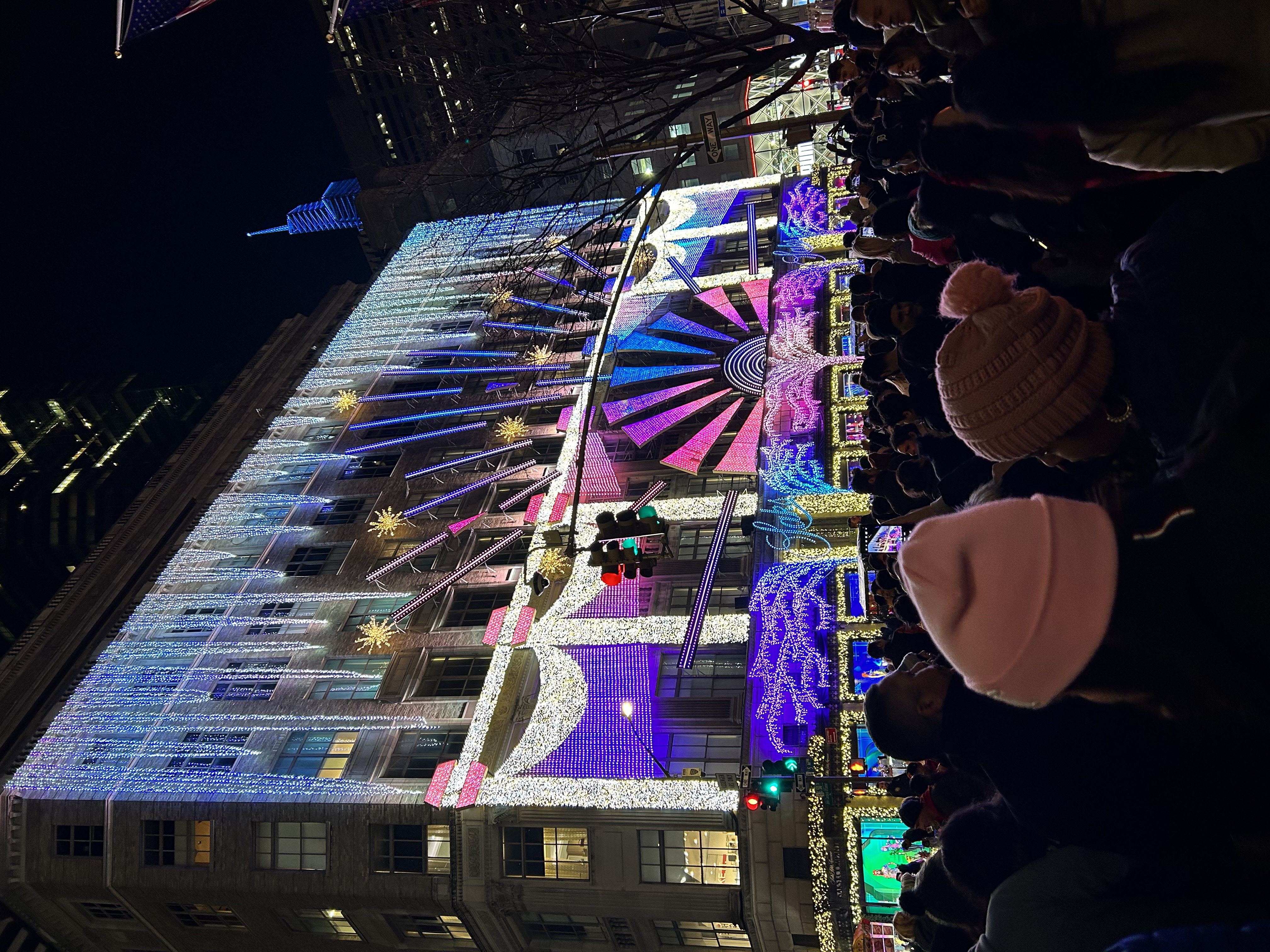 Holiday photo in the city