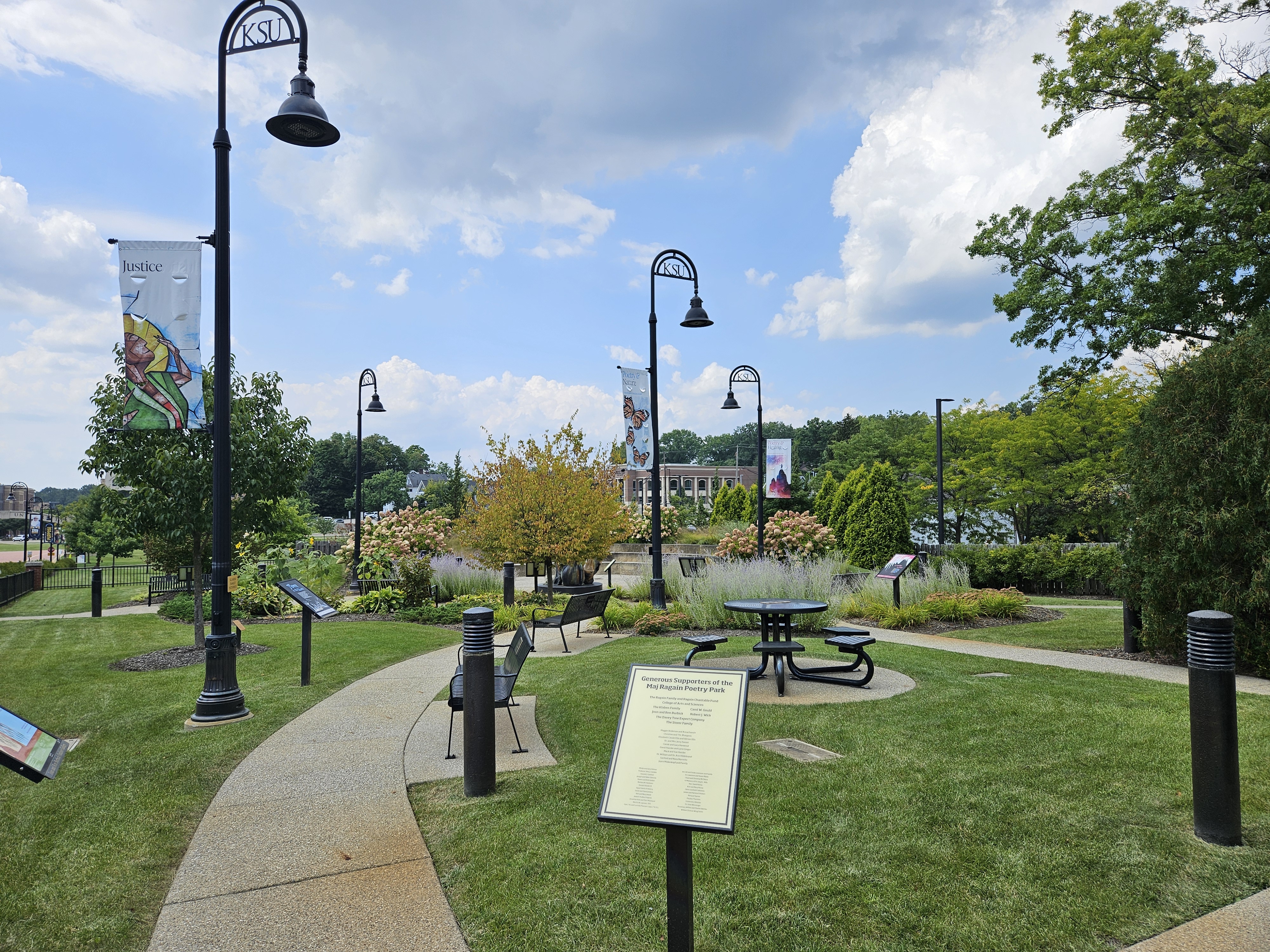 May/Gaston Prentice House Poetry Park, Kent State University