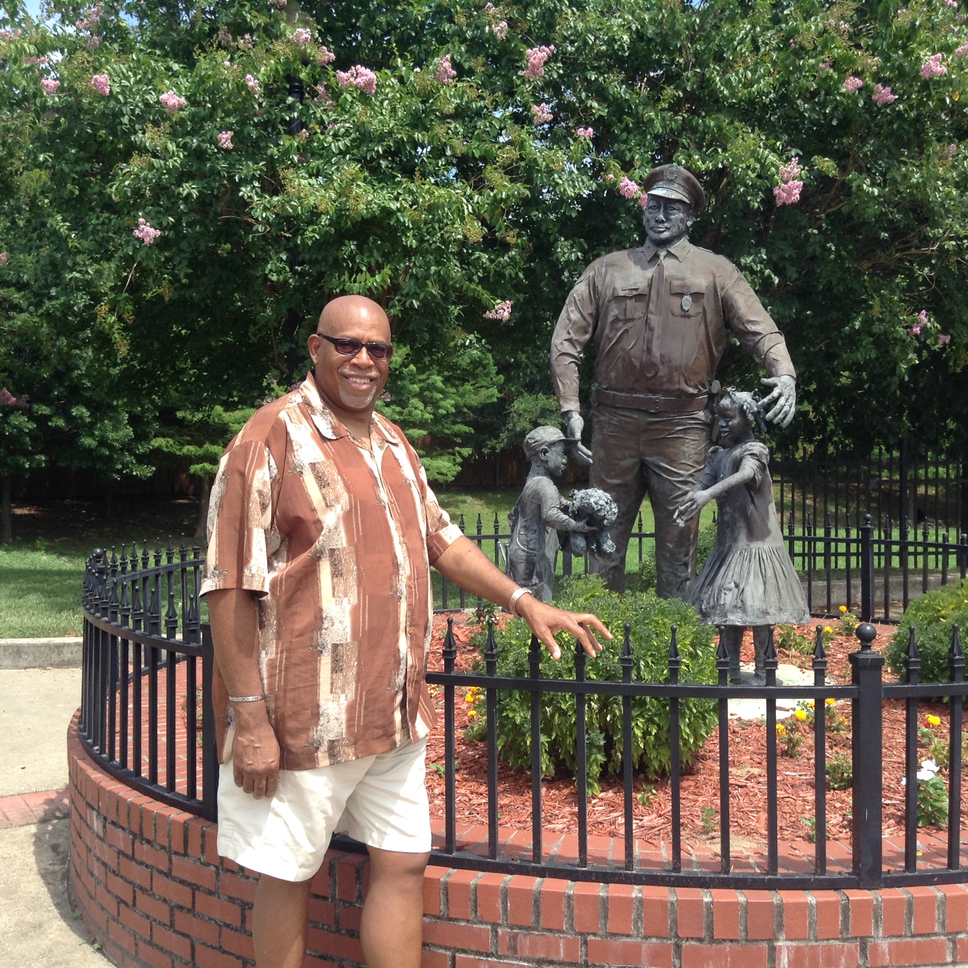 fred lee with statuejpg by Fred Lee Jr