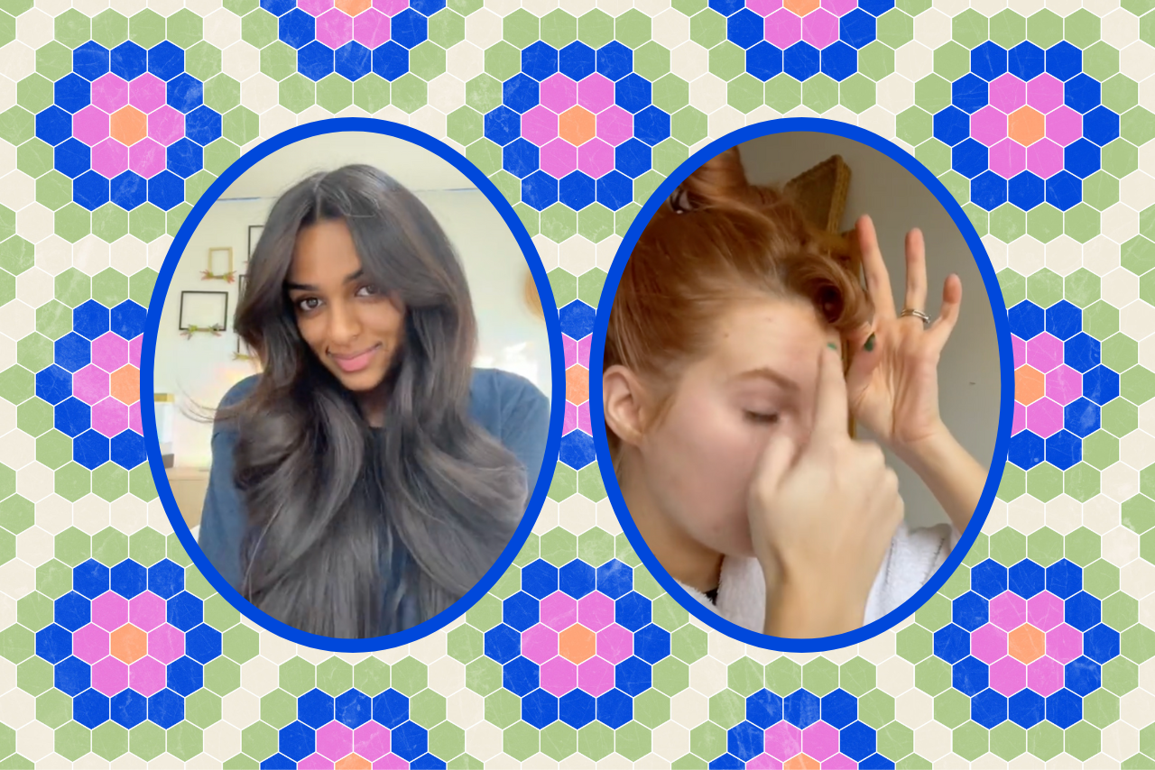 how to style curtain bangs without heat