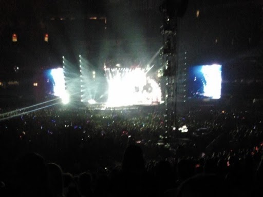 Taylor Swift at her Toronto show at Rogers Centre on June 15, 2013. Taken on a Samsung Galaxy Ace 2E, my first cellphone.