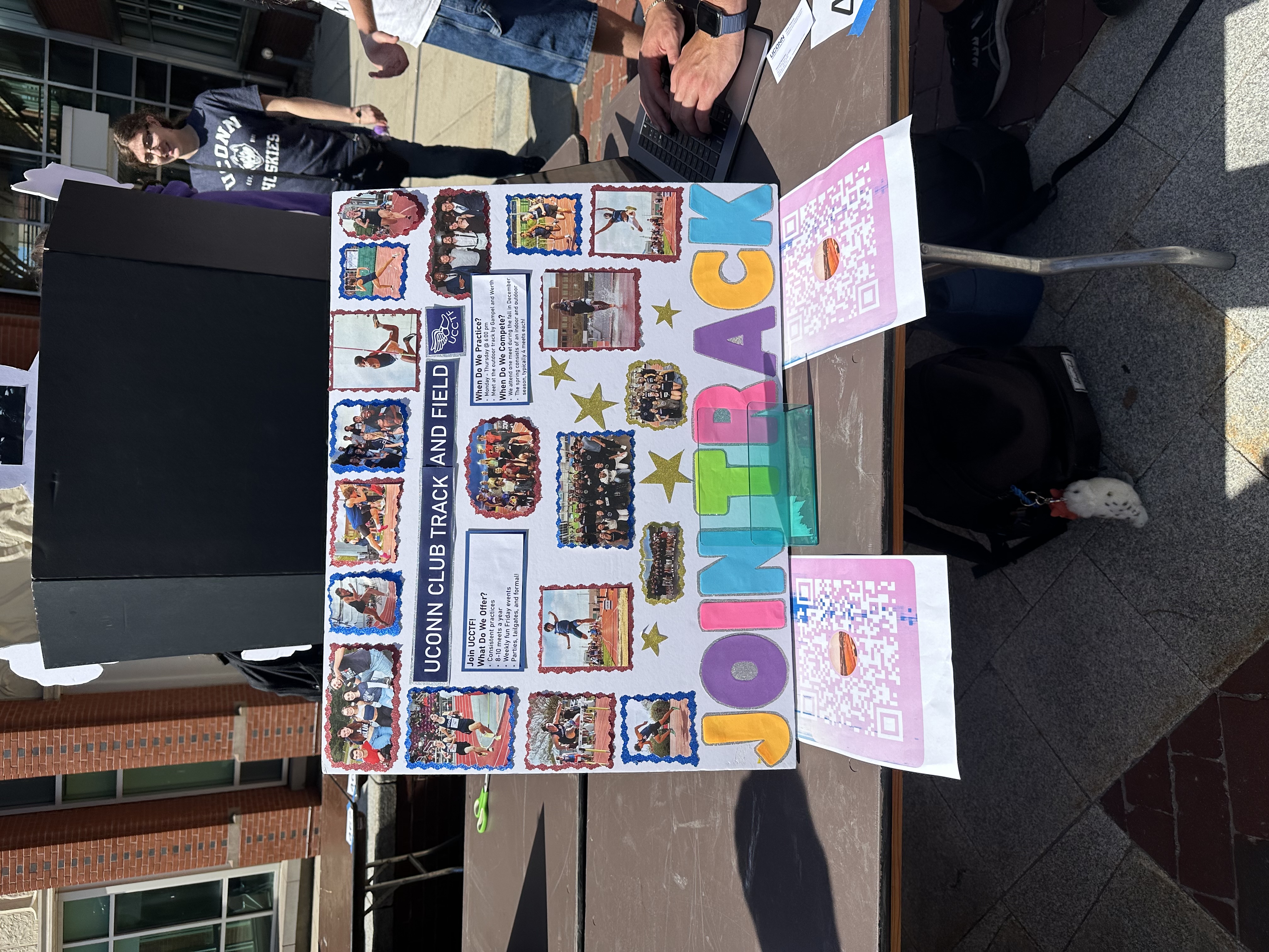 Picture of poster I made for UConn Fall involvement fair