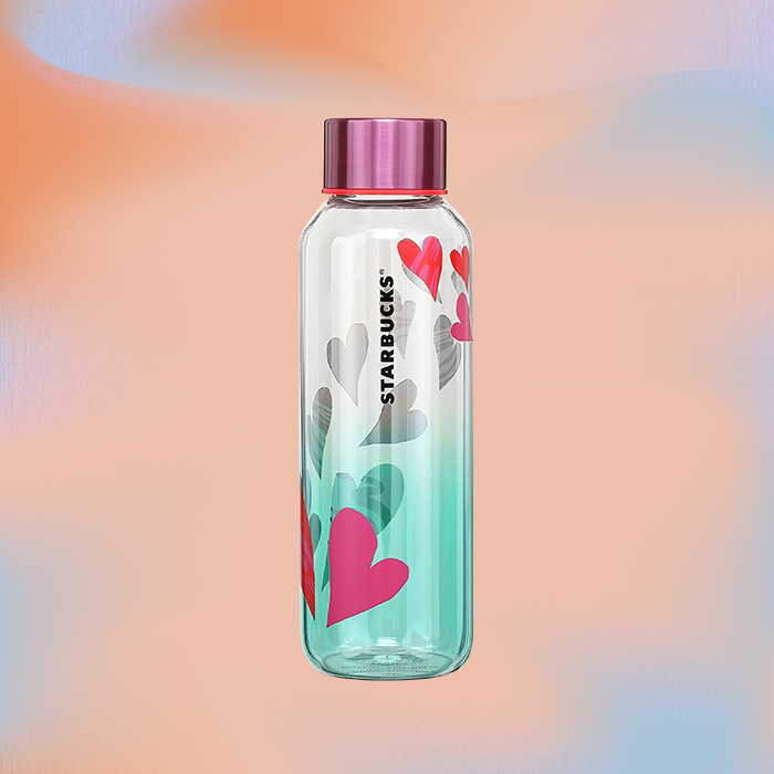 Starbucks Valentine\'s Day Heart Water Bottle