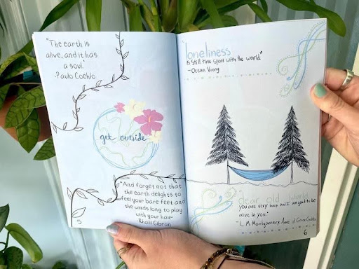 Picture of Naomi Kramer holding book open