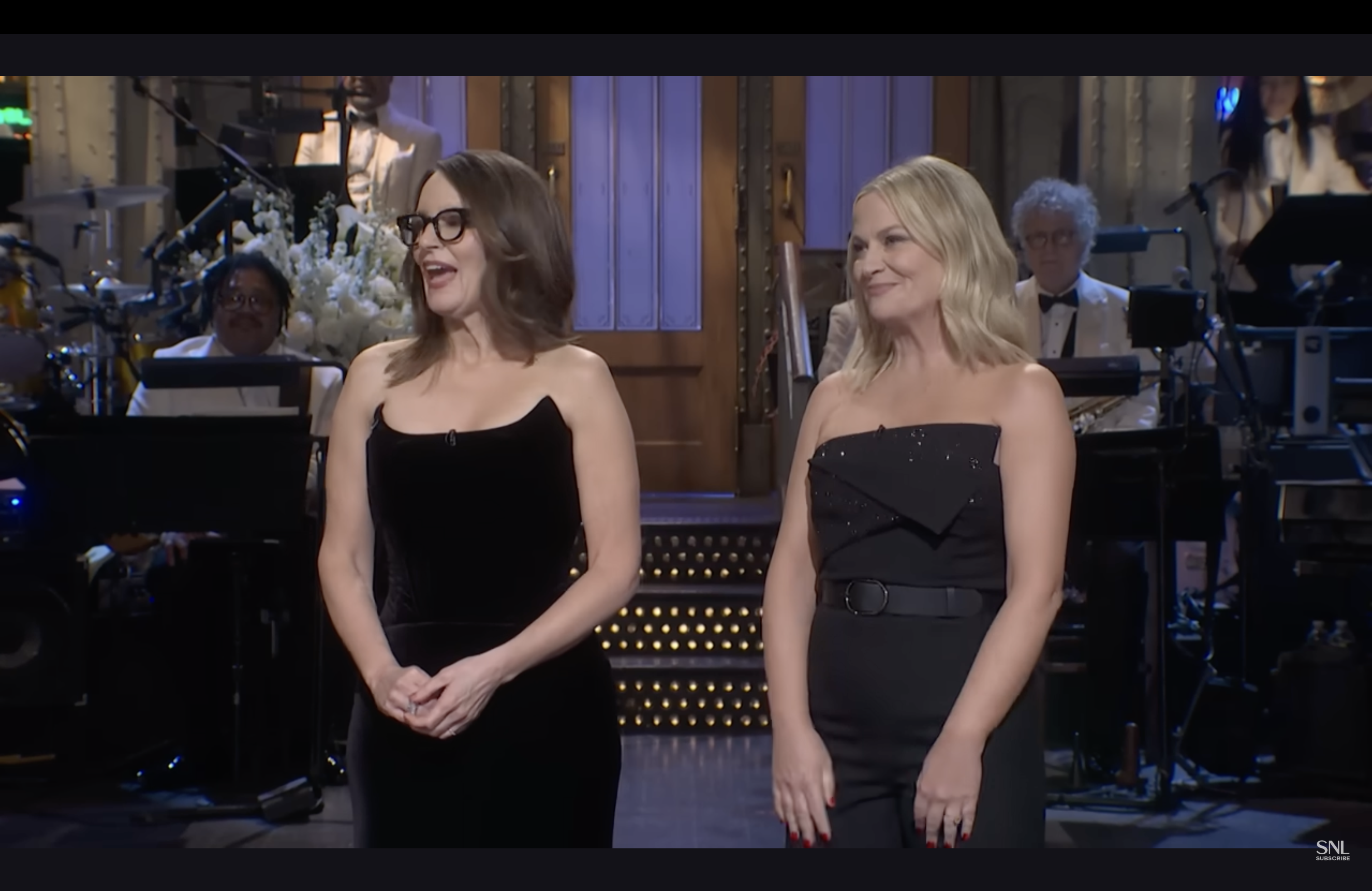 screen grab from SNL\'s Q+A skit