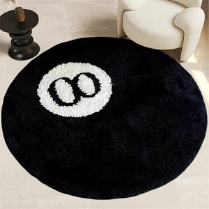 8 ball rug for dorm