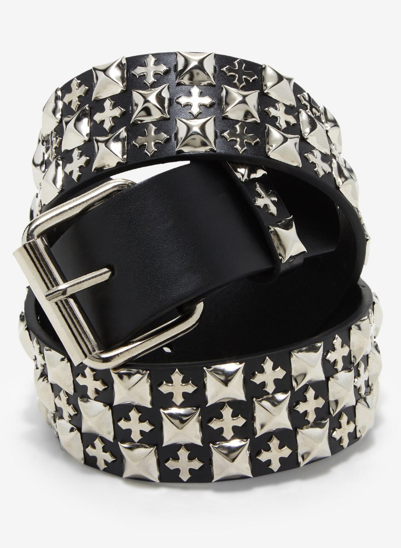 studded belt punk outfit