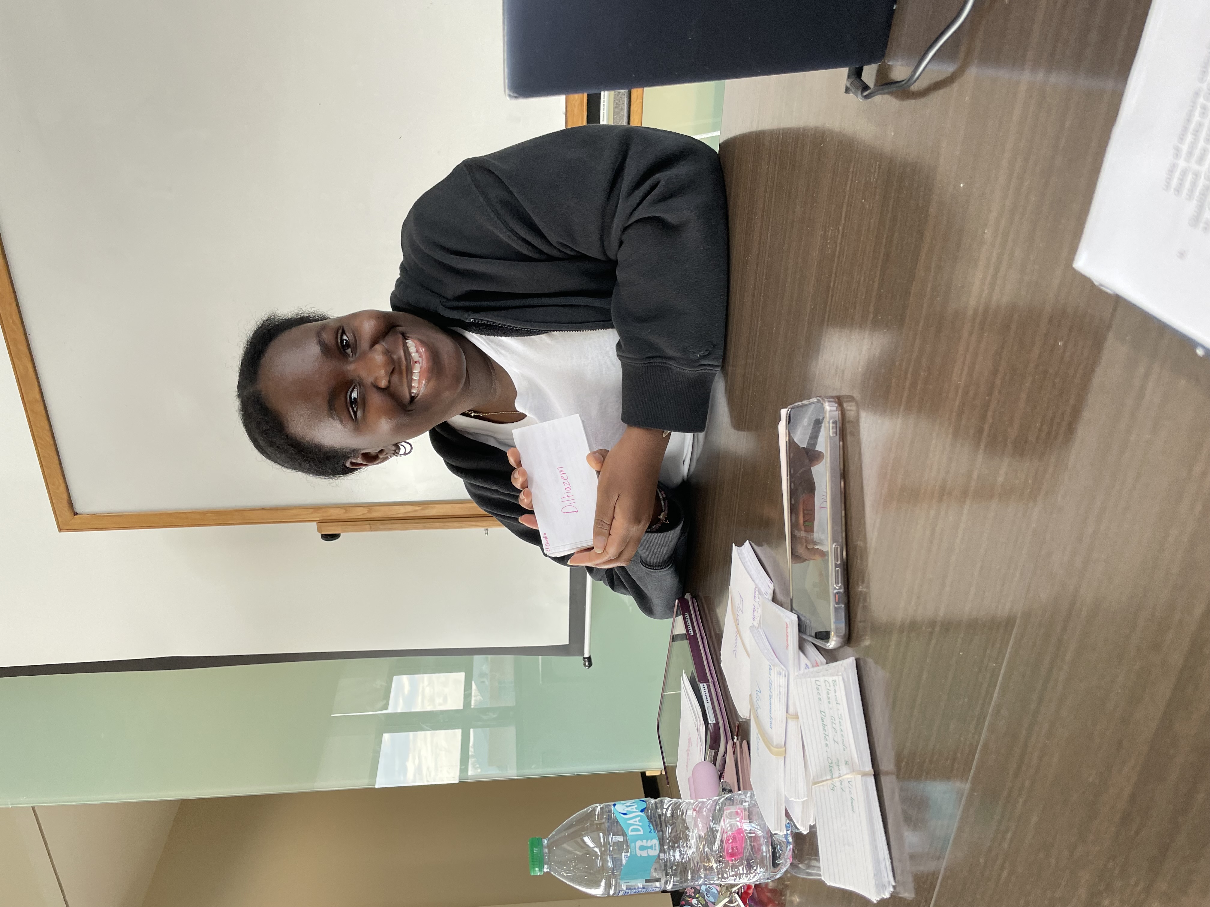 studying flashcards with friends