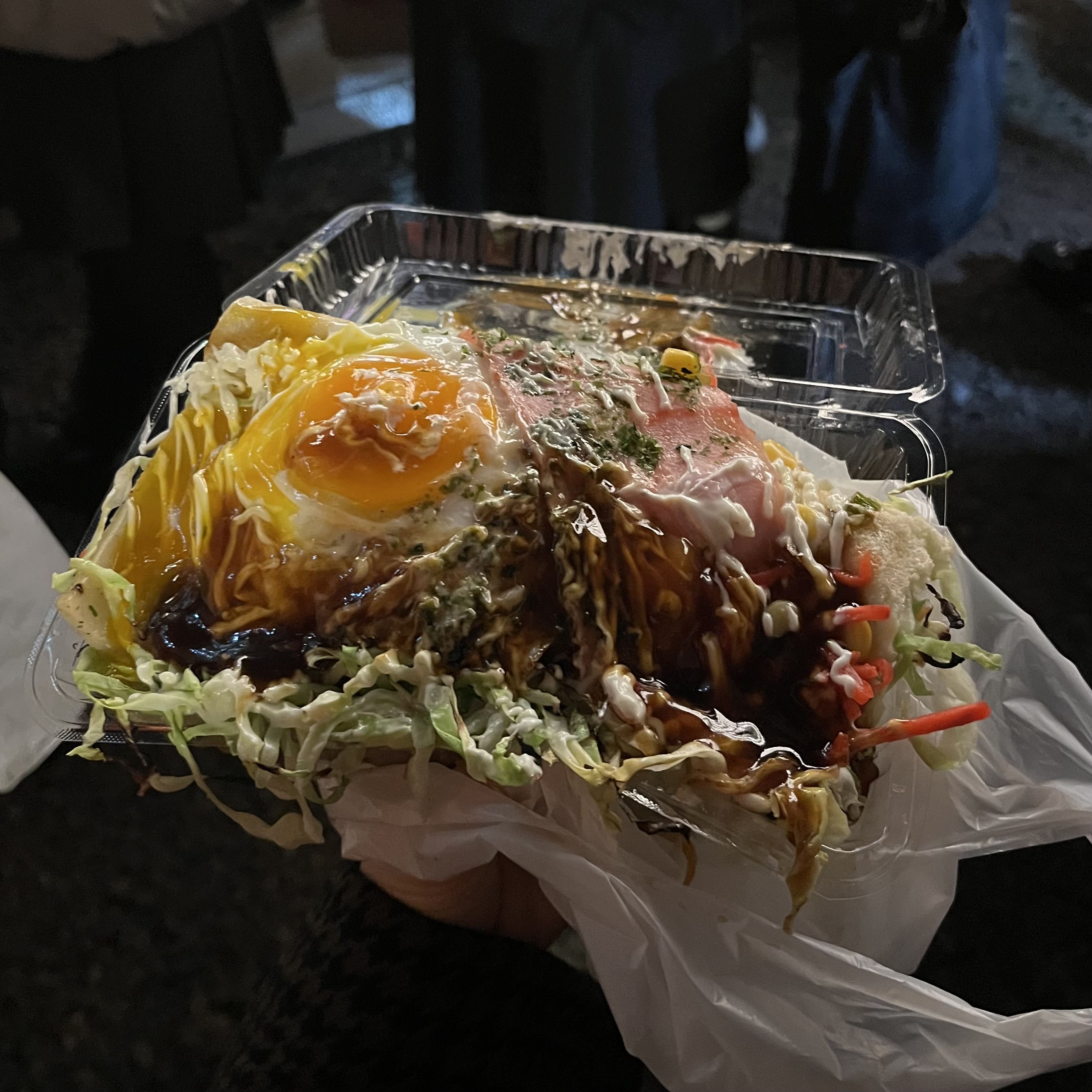 The okonomiyaki I ate