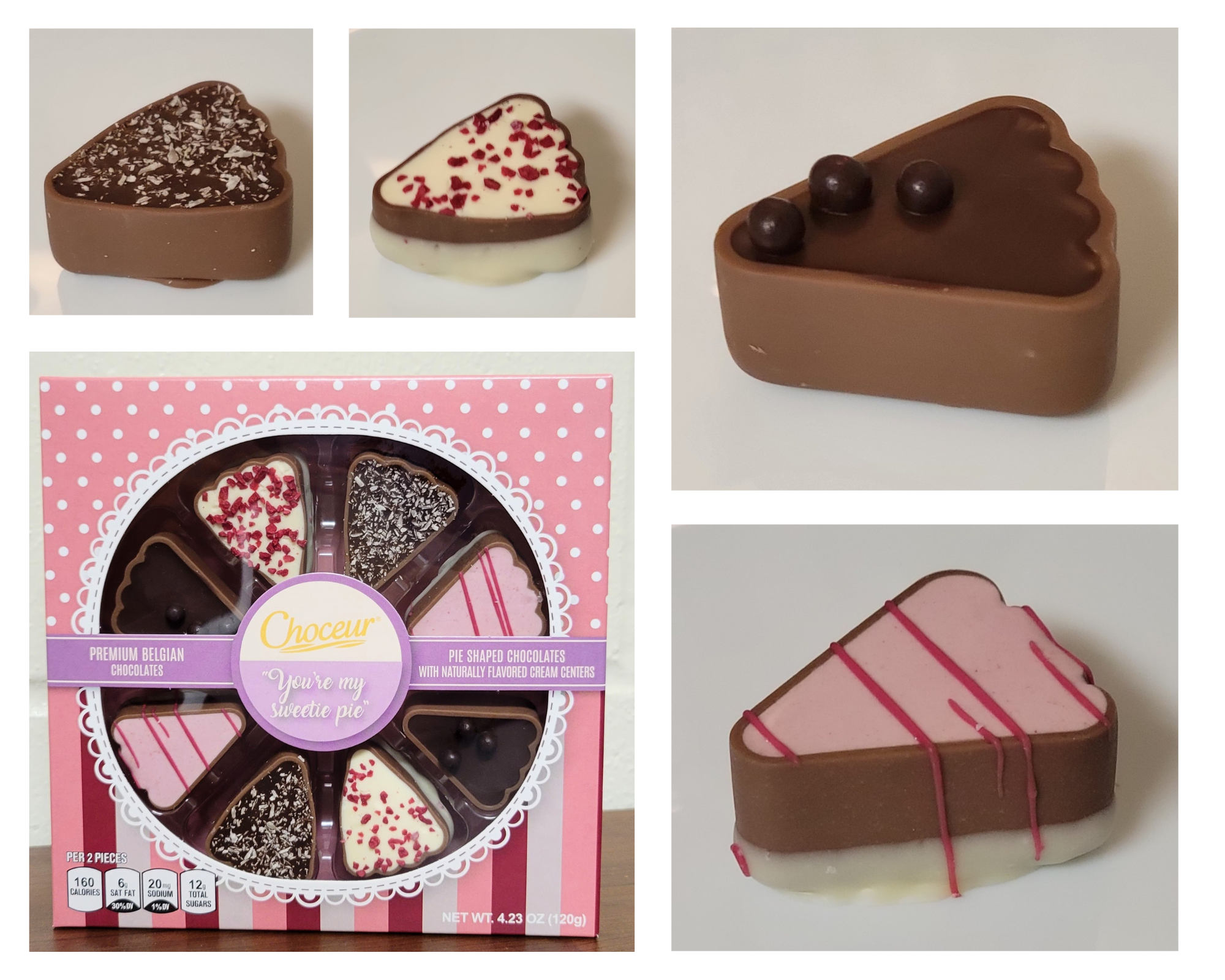 collage of chocolates