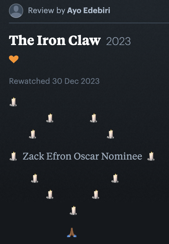 Ayo Edebiri Letterboxd