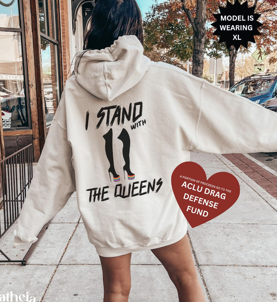 i stand with the queens hoodie