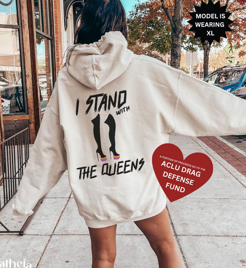 i stand with the queens hoodie