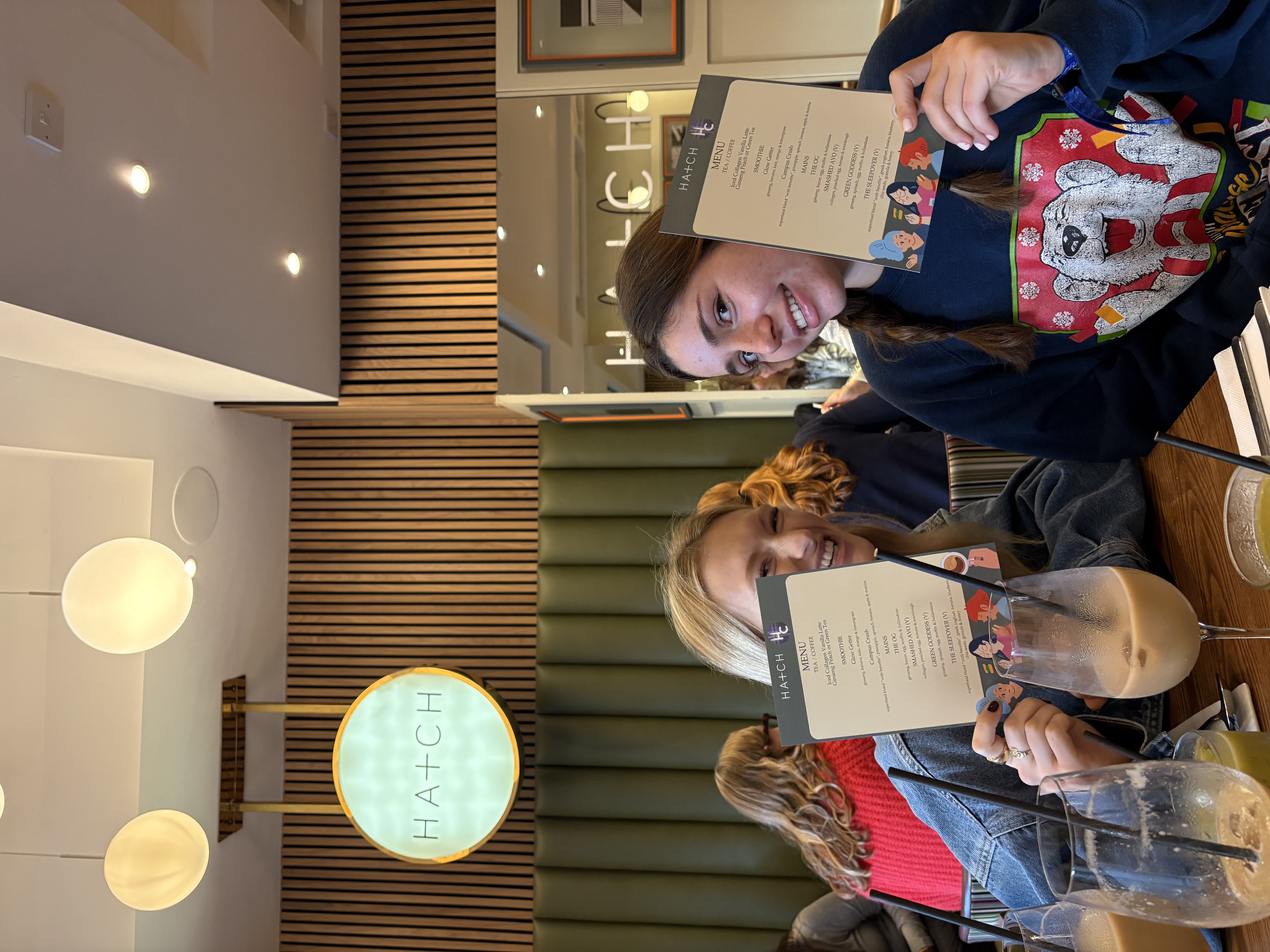 Photo of HC menus at Breakfast Club