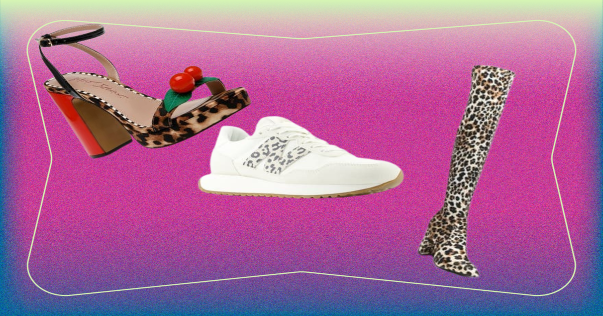 Unique Comfortable Shoes with Animal Print