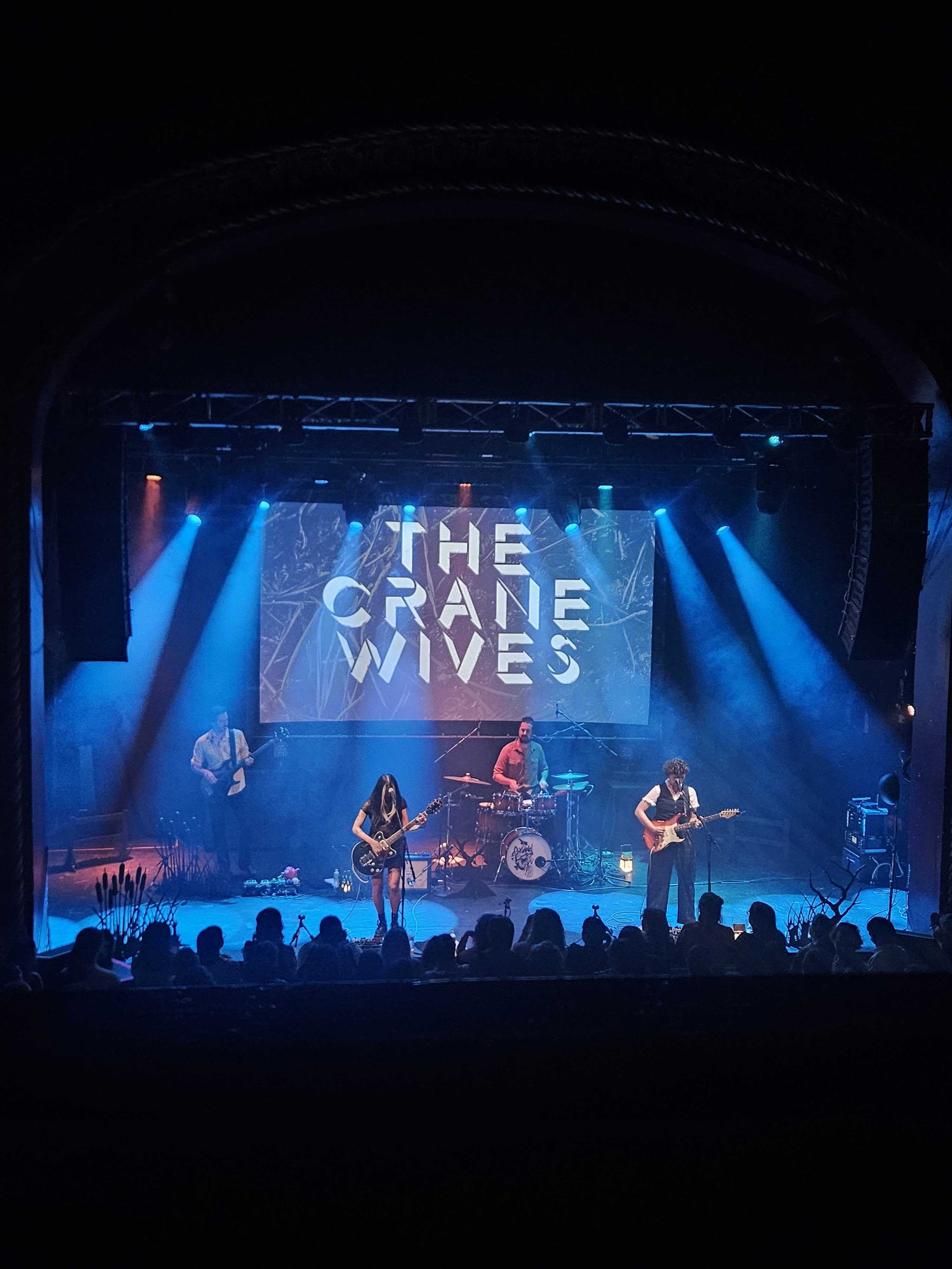 A photo of a concert stage