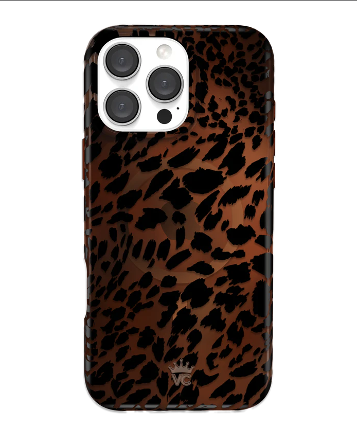 Velvet Caviar leopard print phone case