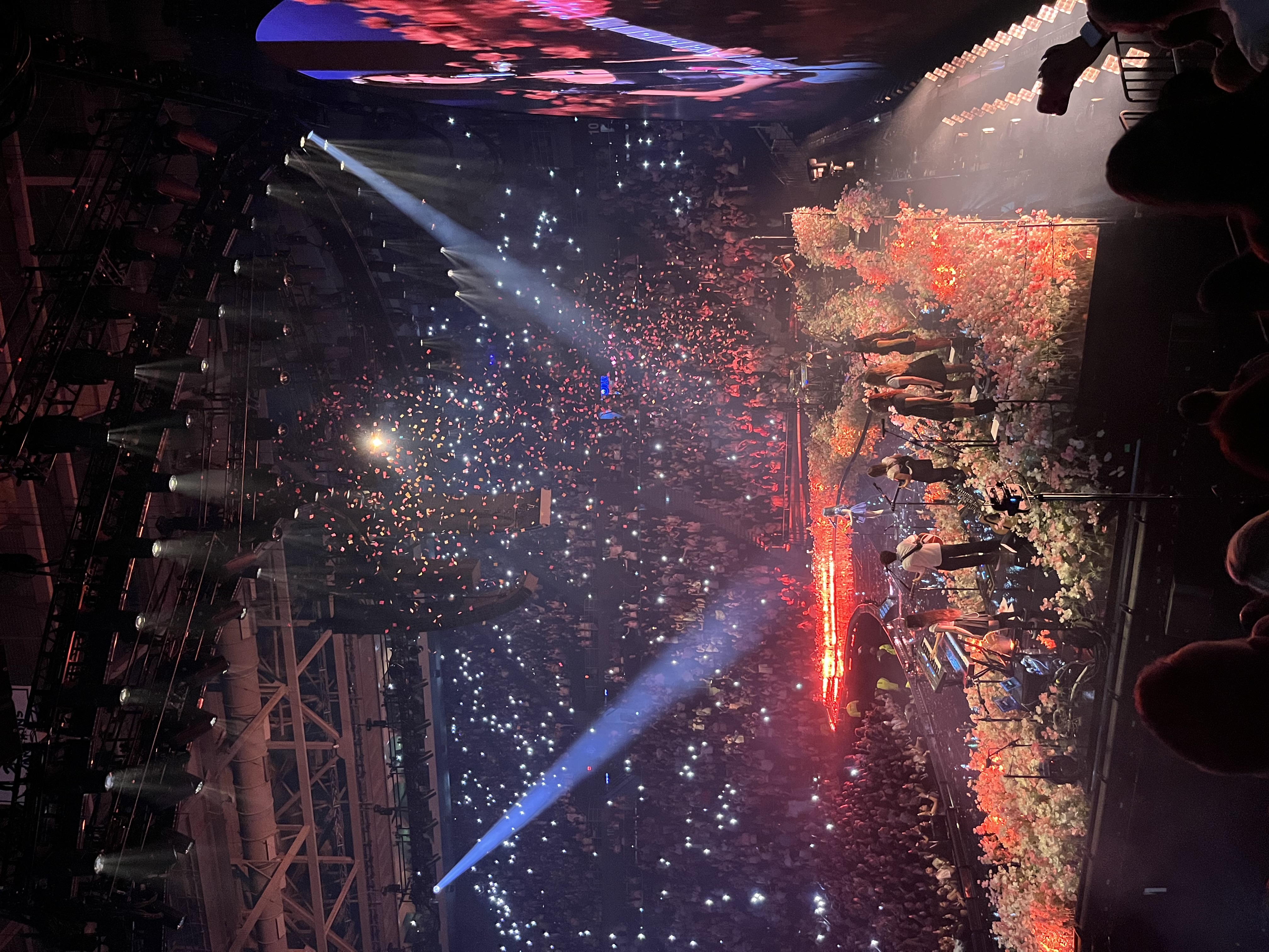 View from Obstructed Seats At Unraveled Tour Olivia Rodrigo