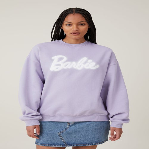 cotton on barbie crew sweatshirt?width=500&height=500&fit=cover&auto=webp