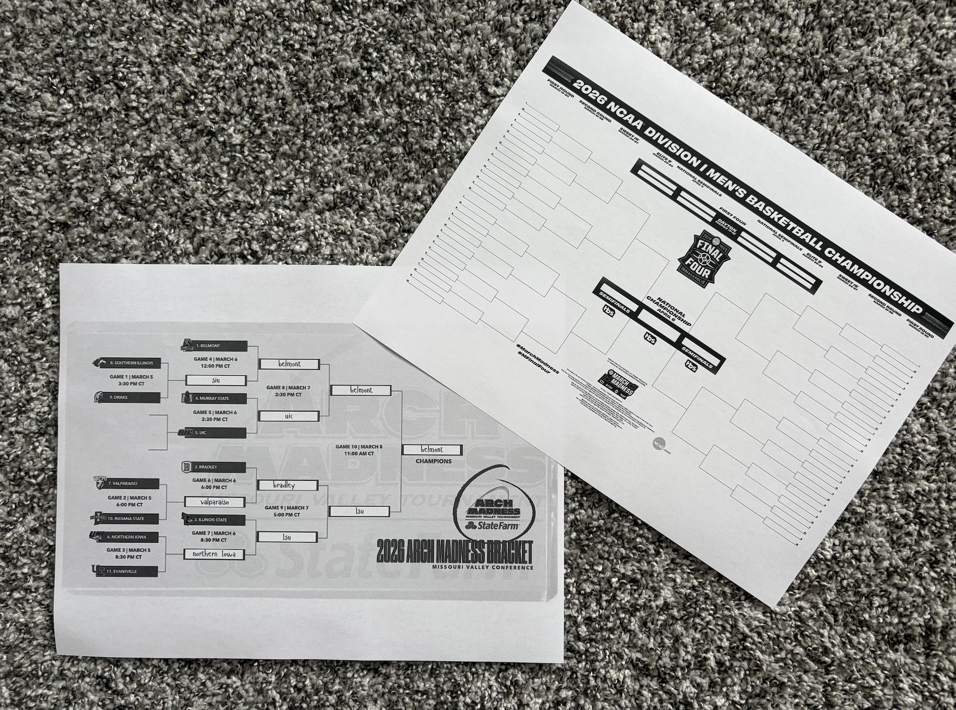 Arch Madness & March Madness Bracket