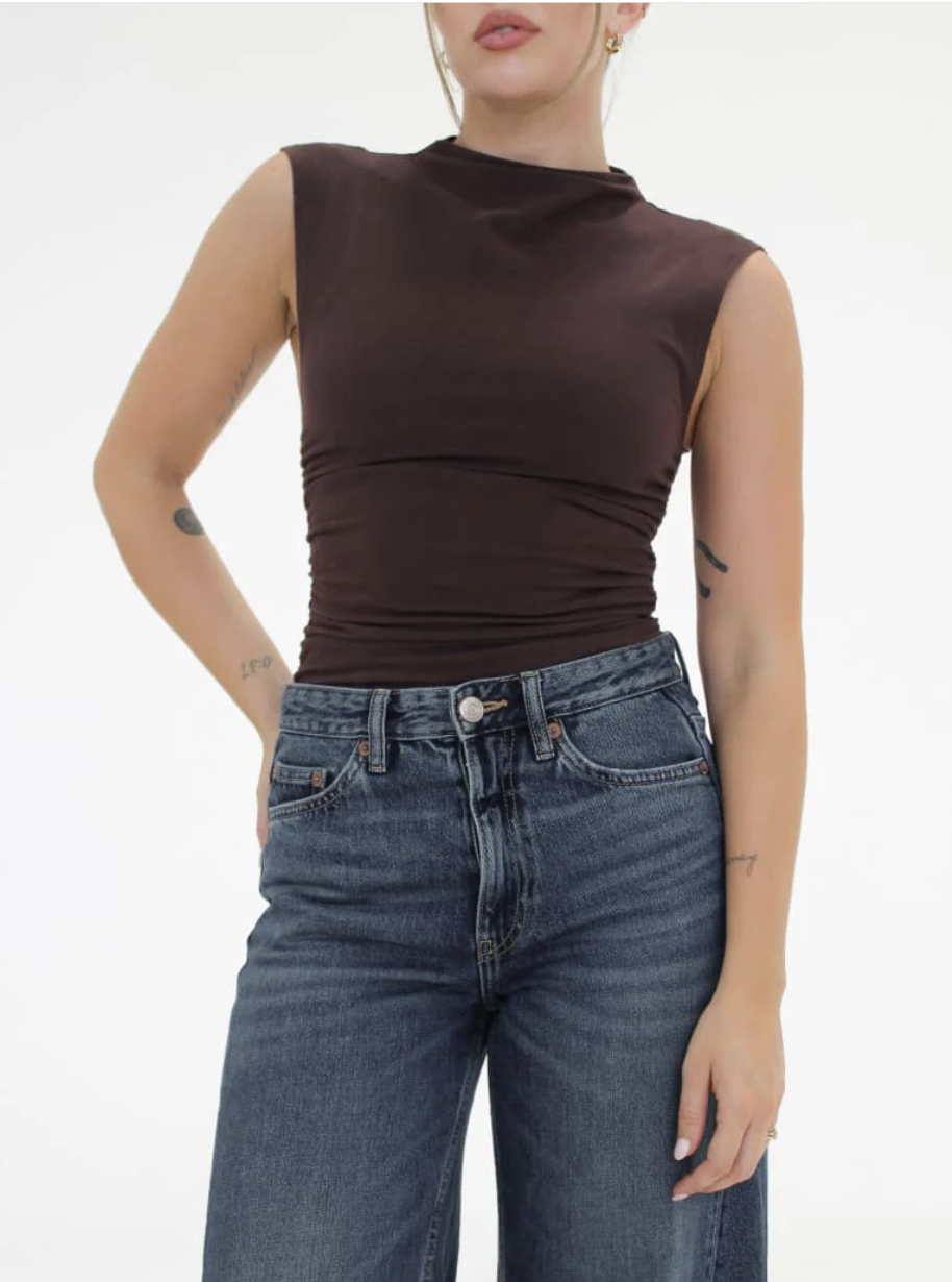 Rumored Brown Tank Top