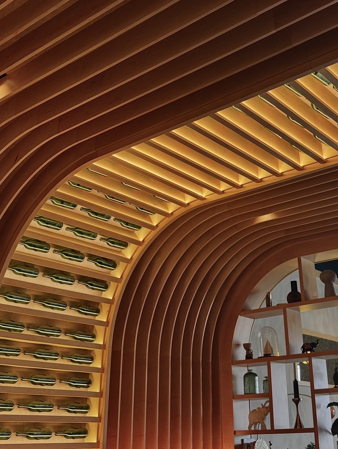 Luminescent coffee shop